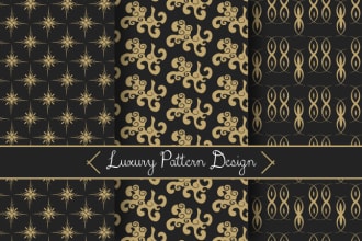 create a seamless pattern, textile,  geometric or fabric design