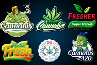 do cannabis,marijuana,cbd,organic,weed logo or mascot