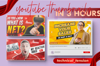 design gaming and viral thumbnail for your videos