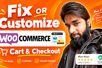 fix or customize woocommerce checkout and cart pages