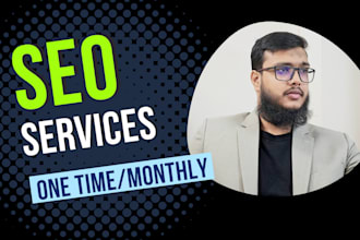 provide one time and ongoing monthly SEO services