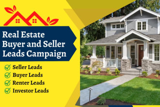 generate leads for real estate sellers, buyers using facebook ads