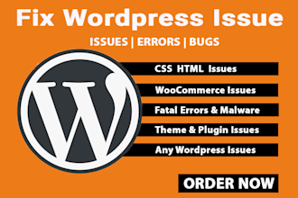 fix wp errors and bugs, fix responsive errors and issues