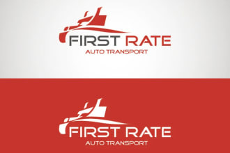 create wonderful transportation logo for you in one day