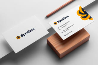 do a minimal and clean business card design