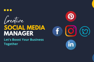 be your social media manager and personal virtual assistant