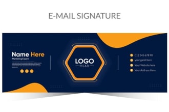 style clickable HTML email signature in an hour