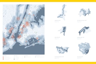 create map illustrations and site drawings