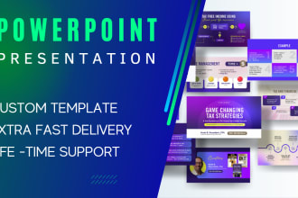 redesign your powerpoint presentation or make new one