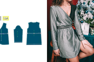 make a clothing pattern ready to be sewn