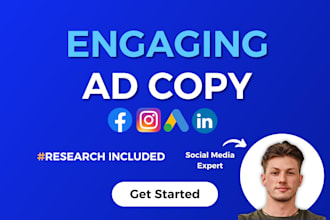 write the perfect ad copy for facebook, instagram, linkedin ads