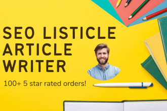write listicle, how to articles and blogs, and buying guide