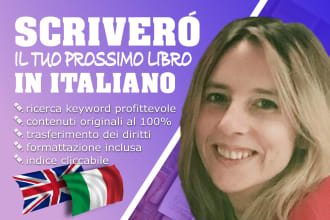write your italian book and ebook, italian ghostwriter