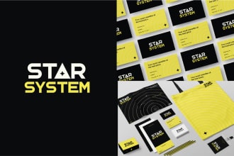 design a minimalist logo and branding kit