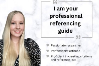 check your academic citations and reference list