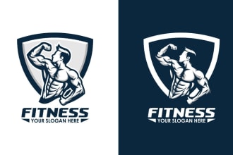 make high quality fitness logo for you with new concept