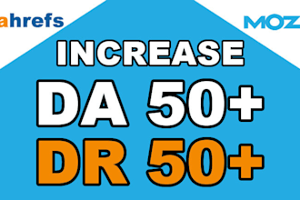 increase  moz domain authority and domain rating permanent