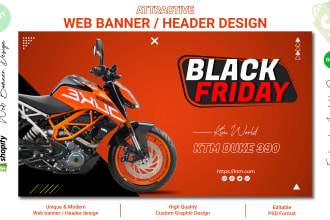 do premium quality header image,billboard,cover,web banners
