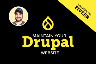 maintain your drupal websites and support monthly