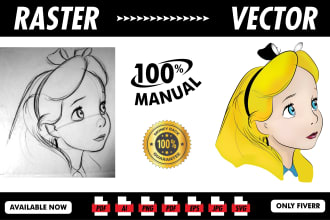 convert raster logo, image in vector file ai,png,eps