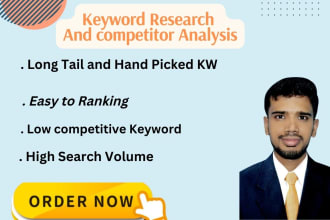 give advanced SEO keyword research competitor analysis with ahrefs