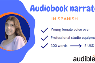 narrate your audiobook in spanish