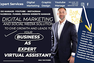 be creative virtual assistant and digital marketing expert social media manager