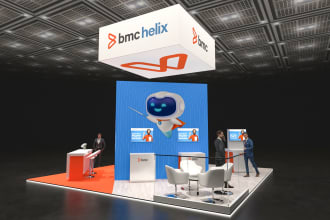 design 3d booth, exhibition trade show or expo stand