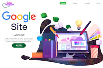 design a modern, responsive website using google sites