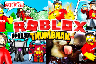 create roblox thumbnails for youtubers