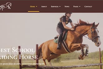 design lms website, kindergarten, preschool, nonprofit website, donation