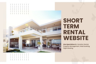 create short term rental website vacation rental website apartment booking