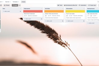 build a customisable project management board on trello