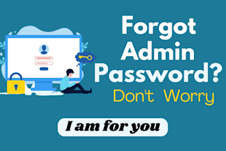 reset or change the username and password of your website