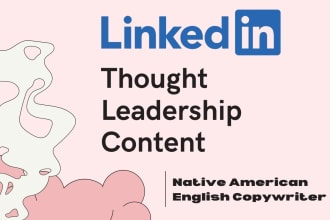 be your linkedin posts native english content writer