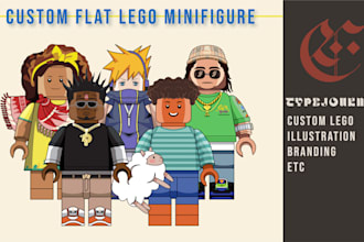 create custom lego character design