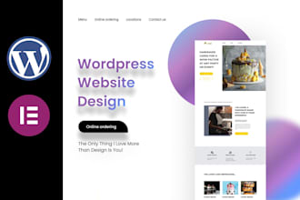 create a wordpress landing page with the elementor pro