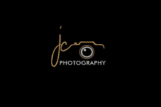 design elegant photography logo within 24 hours