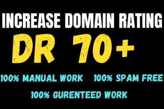 increase ahrefs domain rating 50 plus