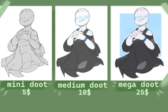 draw fanart or avatar of your character sfw and nsfw