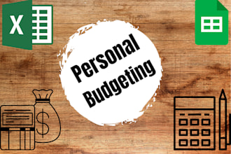 do personal budgeting on google sheet and ms excel