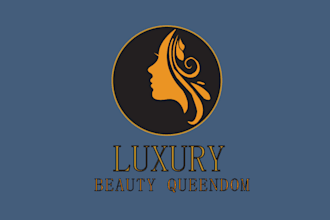design luxury boutique logo with copyrights