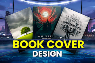 create book cover design, book design and ebook cover design