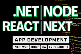 build or rebuild full stack web application with asp dot net and next js