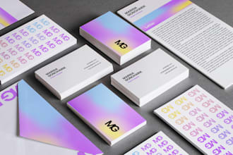 design business card and any stationery items