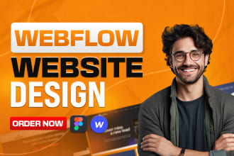 design or develop webflow website, webflow expert, figma to webflow