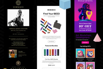 design a creative branded email template