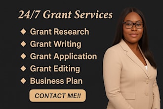 research grants and write nonprofit grant proposals