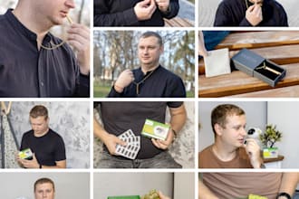 be your male model for photo or video and service