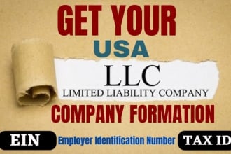 do US llc registration and company formation, ein number